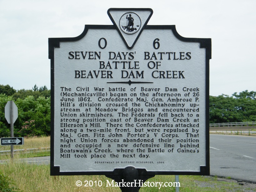 Battle of Beaver Dam Creek - Alchetron, the free social encyclopedia